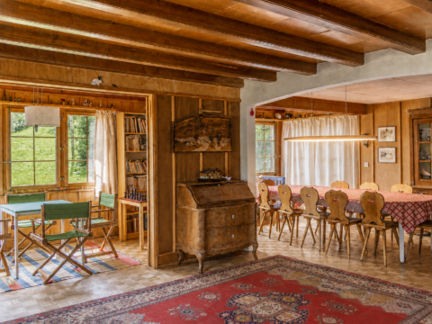 Dining room from living room